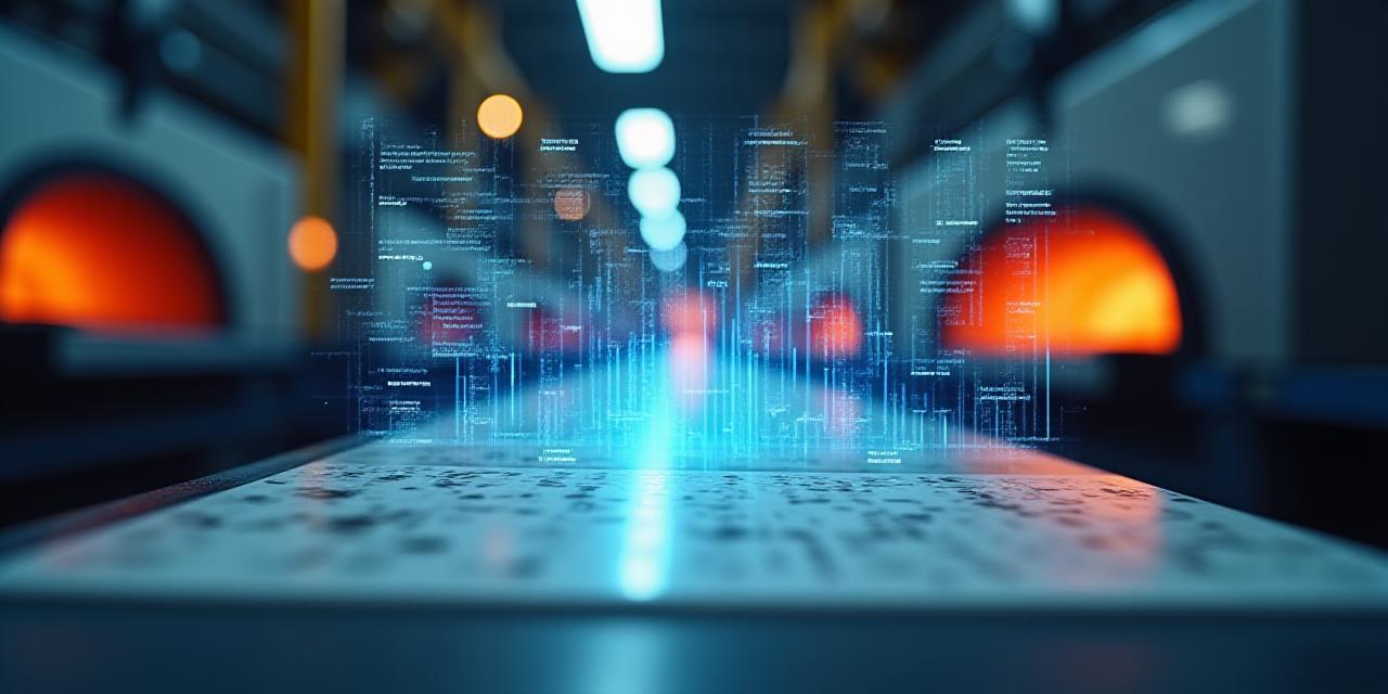 Advanced data overlay on ceramic production line